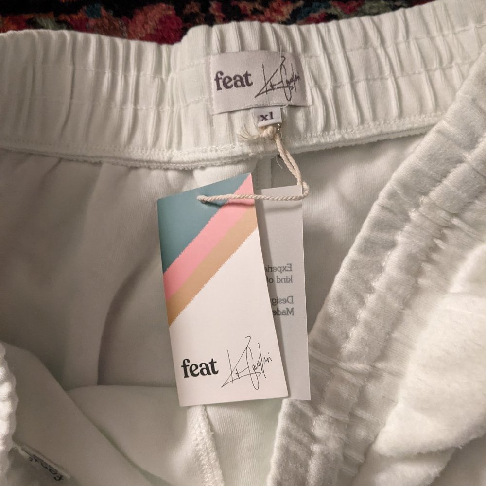 Feat x Kristin Cavallari Jogger Sweatpants - Retro Stripe - XL - Picture 8 of 9